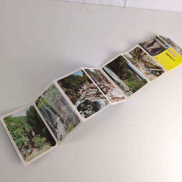 Ausable Chasm New York 1960s Fold-Out Postcards Unused Caverns Caves NY Tourism - Picture 7 of 9